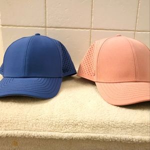 Melin Hats (2) - Hydro A-Game - Size SM - Steel Blue - Pastel Pink